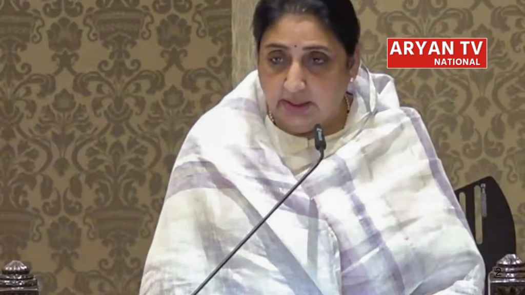 Current image: Sunetra Pawar Oath Ceremony