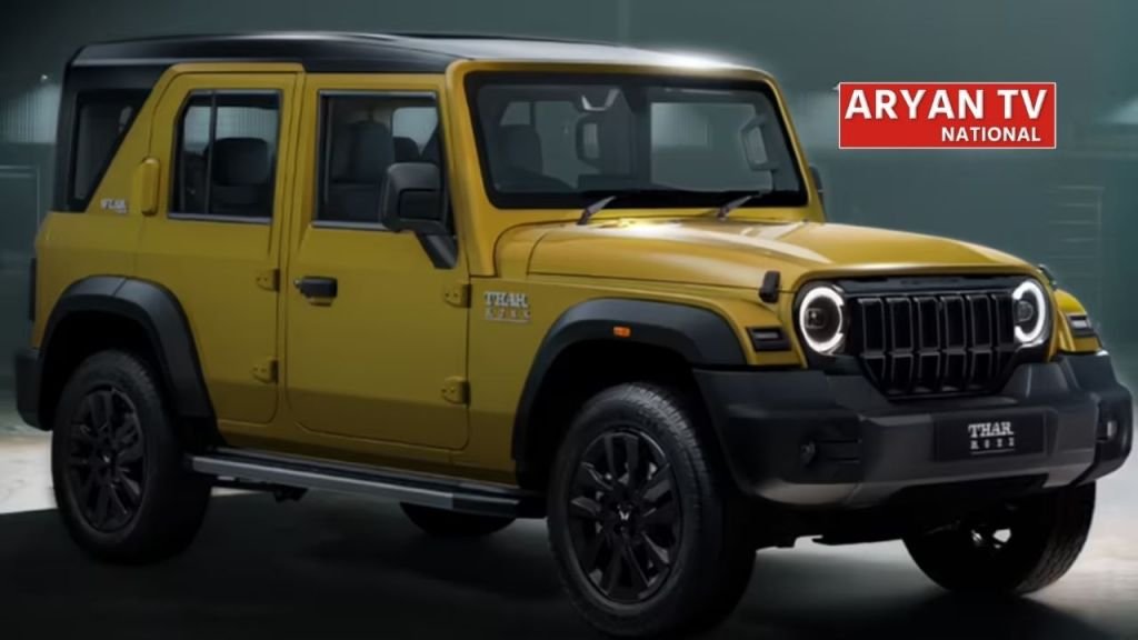 Current image: महिंद्रा ने की नई SUV थार रॉक्स स्टार एडिशन