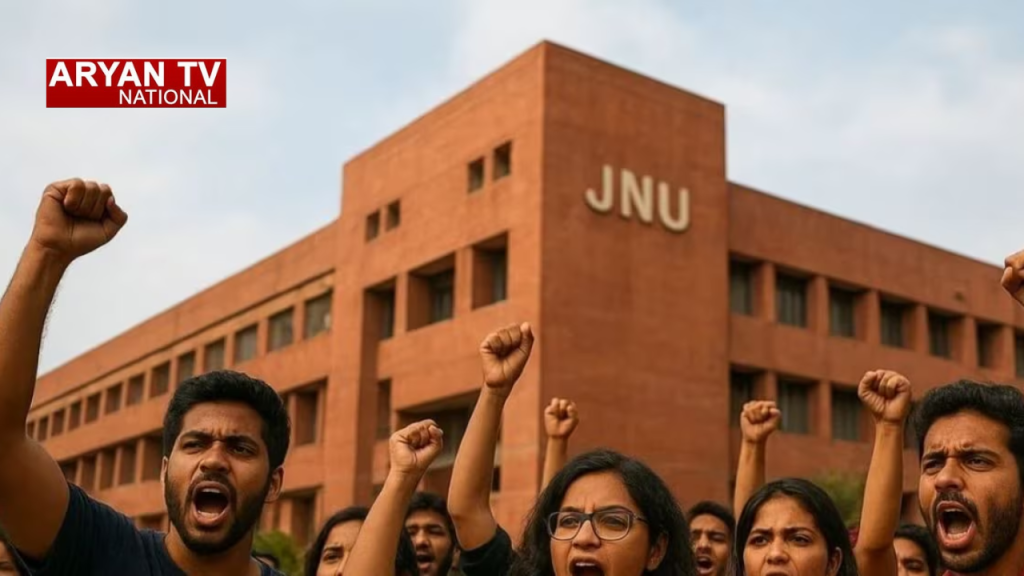 Current image: JNU में छात्रों का बवाल