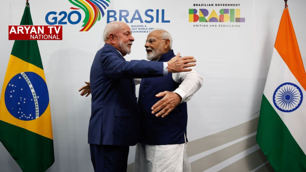 Current image: Brazil President Lula Visit India