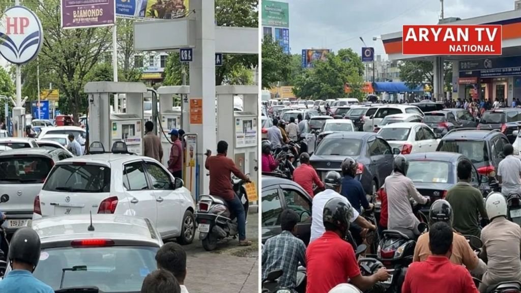 Current image: Petrol Shortage in Ahmedabad