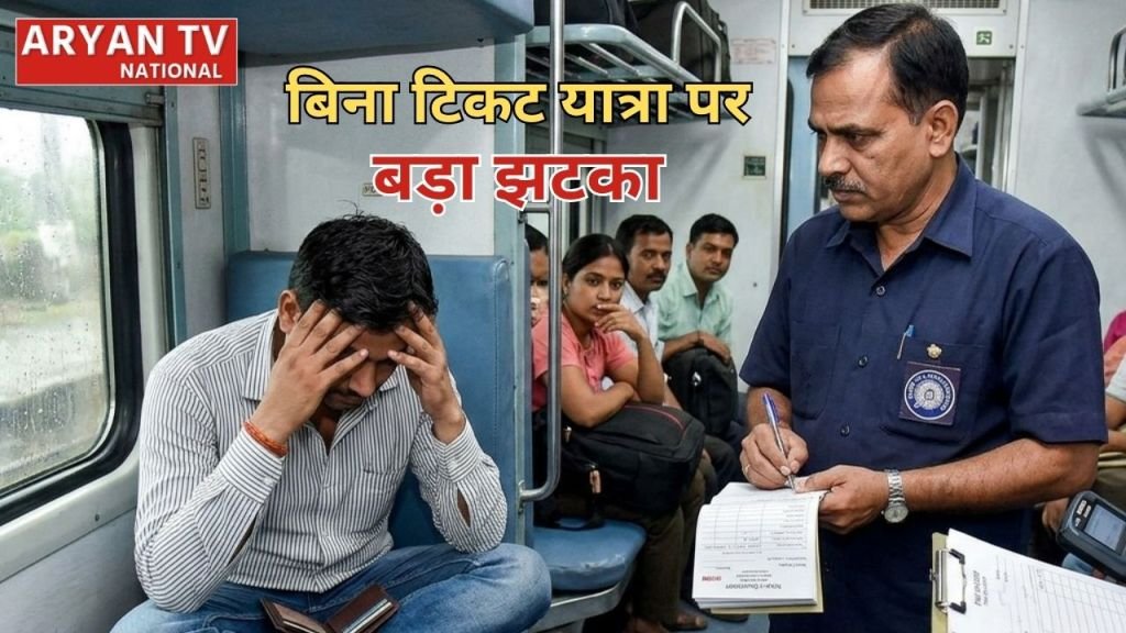 बिना टिकट ट्रेन यात्रा पर बड़ा झटका!