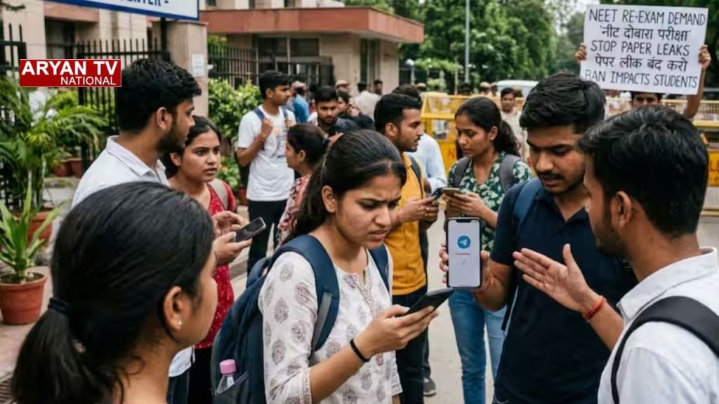 Current image: NEET परीक्षा के दिन सस्पेंड रहेगा टेलीग्राम