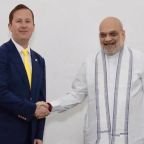 गृह मंत्री अमित शाह से मिले अमेरिकी राजदूत से मिले सर्जियो गोर