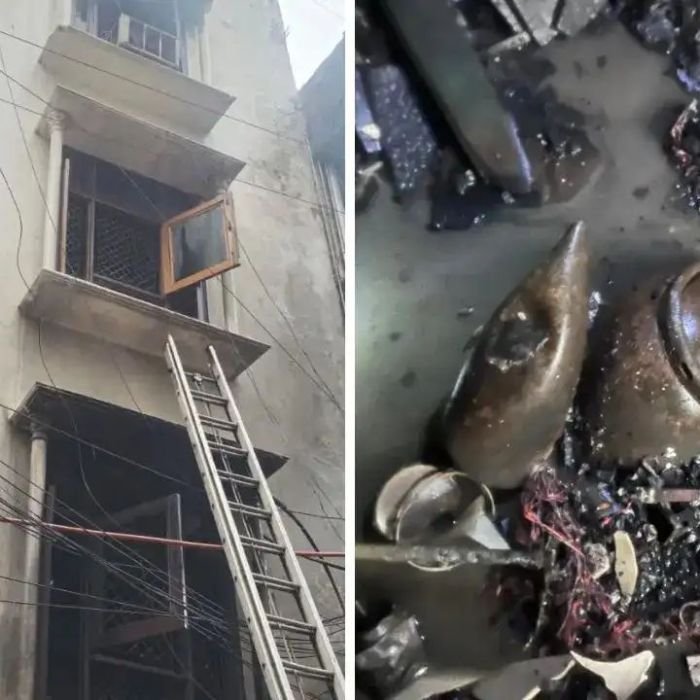 Delhi Fire News: हरि नगर की रिहायशी इमारत में लगी भीषण आग, दो सिलेंडर ब्लास्ट के बीच 8 लोगों को सुरक्षित निकाला गया