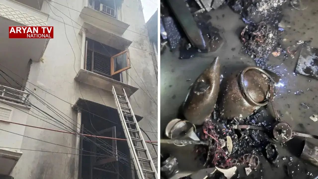 Delhi Fire News: हरि नगर की रिहायशी इमारत में लगी भीषण आग, दो सिलेंडर ब्लास्ट के बीच 8 लोगों को सुरक्षित निकाला गया